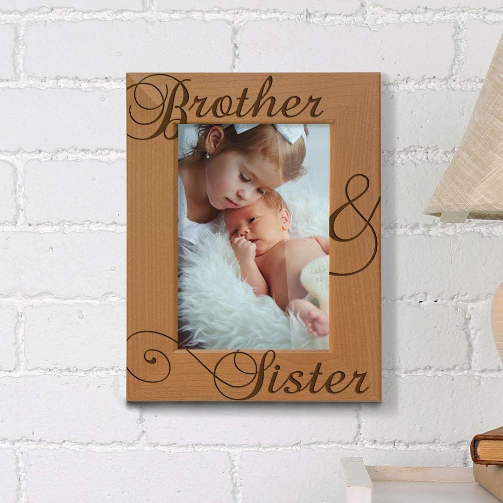 KATE POSH - Brother & Sister Picture Frame (5x7 Vertical)