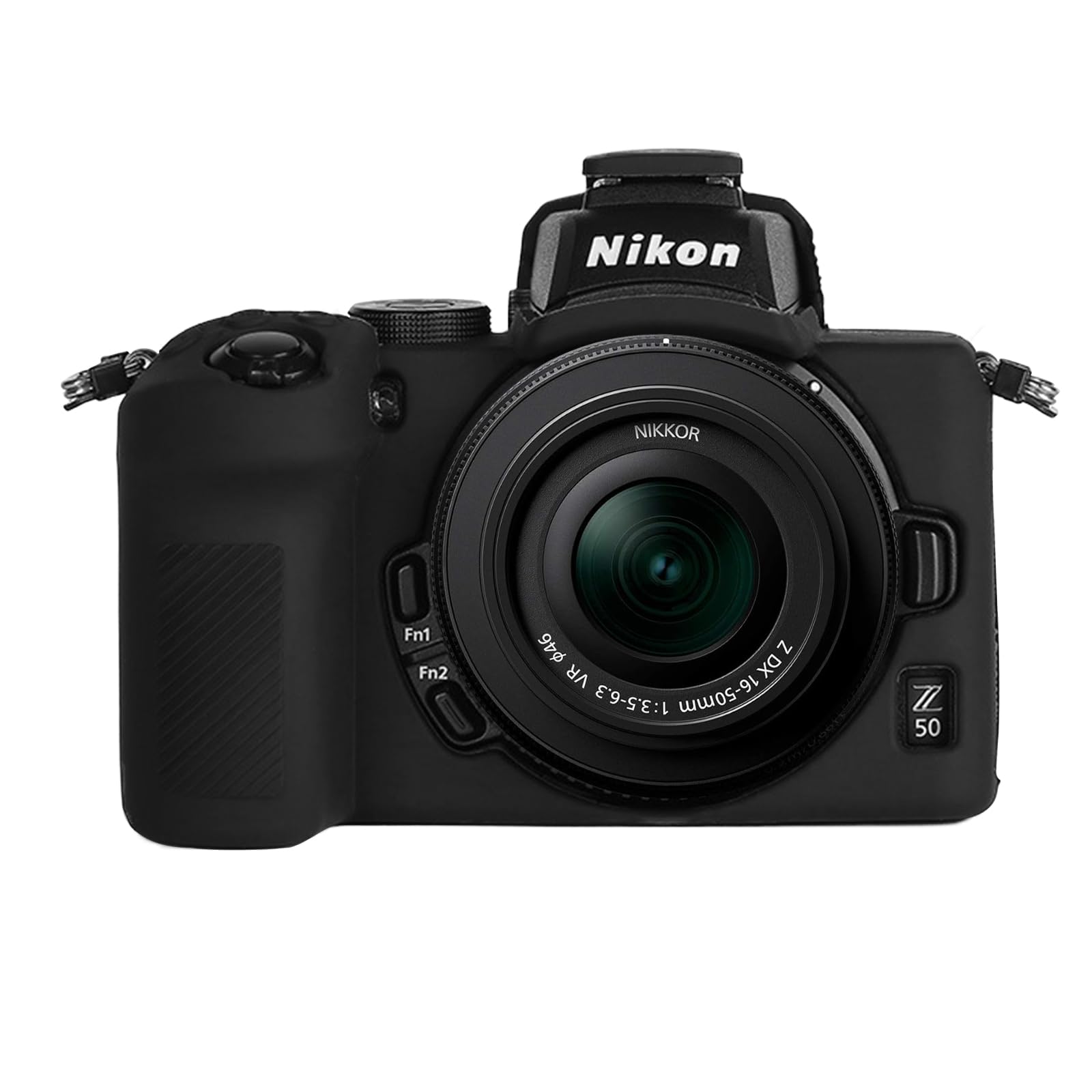Easy Hood Camera Case for Nikon Z50, Ultra-Thin Soft Silicone Case Carrying Travel Bag Cover Anti-Scratch Camera Body Skin Protector Black