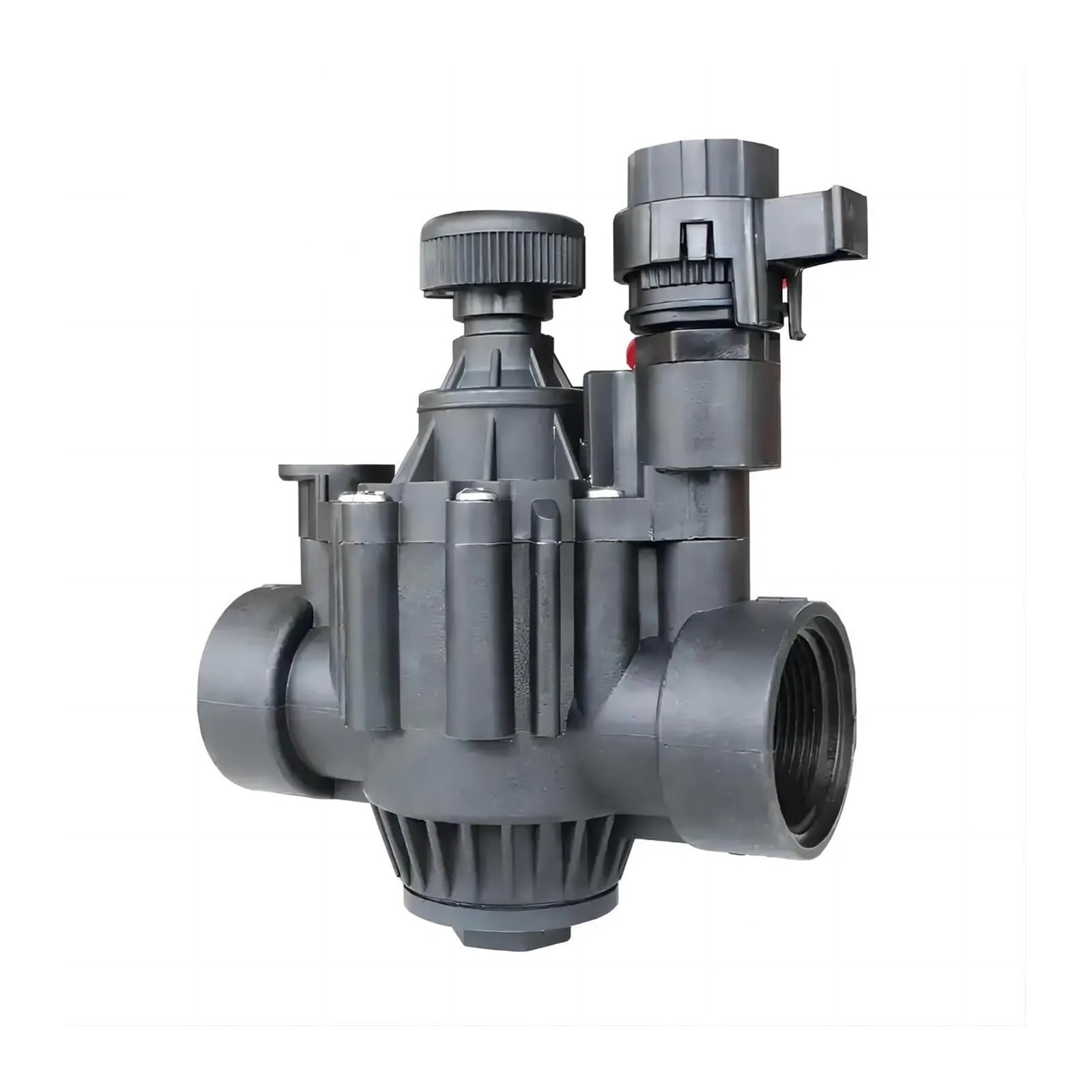 PXQCHAVLN 1-1/2inch Irrigation Solenoid Valve 220V 12V 24V DC Latching Solenoid Valve with Flow Regulation for Agricultural Irrigation(Onecolor)