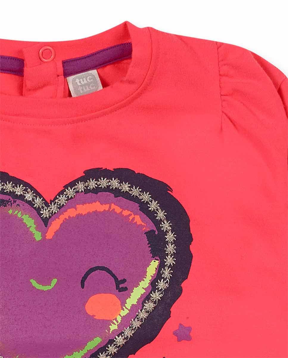Tuc Tuc Camiseta Punto de niña Color Violeta colección Robot Maker
