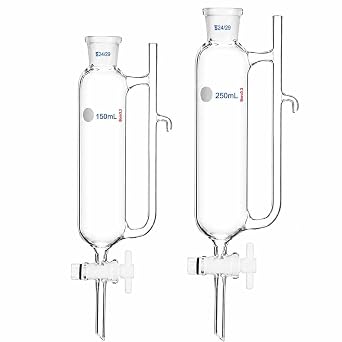Laboratory Glass Essential Oil Separator with 24/29 Joint Water Oil Receiver Separator for Essential Oil Distillation 500ML