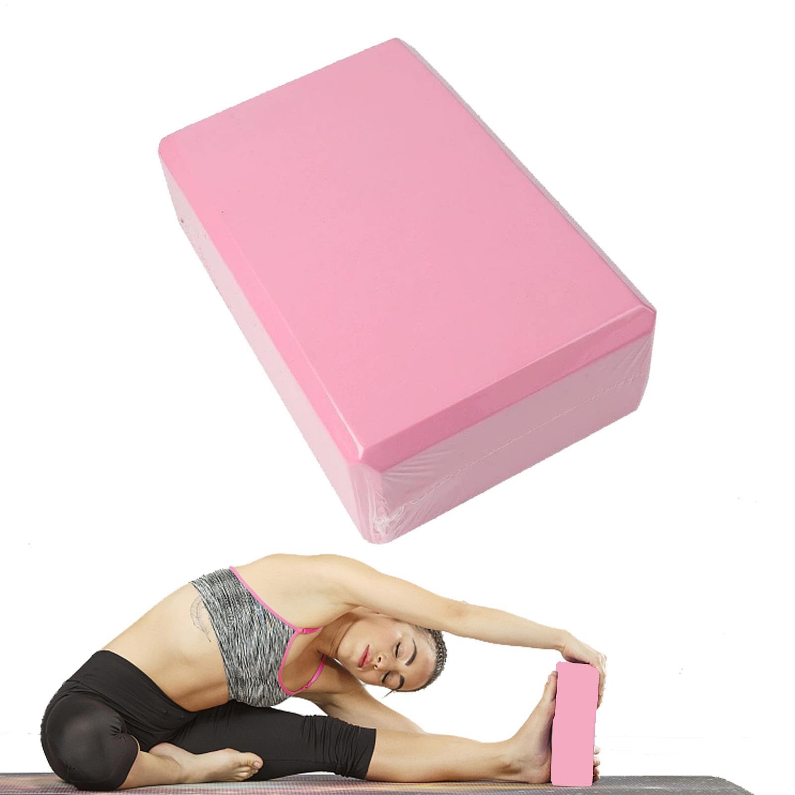 Yoga Blocks - Non-slip EVA Foam Portable | Supportive Pilates Exercise Dance Blocks | for Meditation Training Stretching Fitness Rehabilitation Home Studio Travel