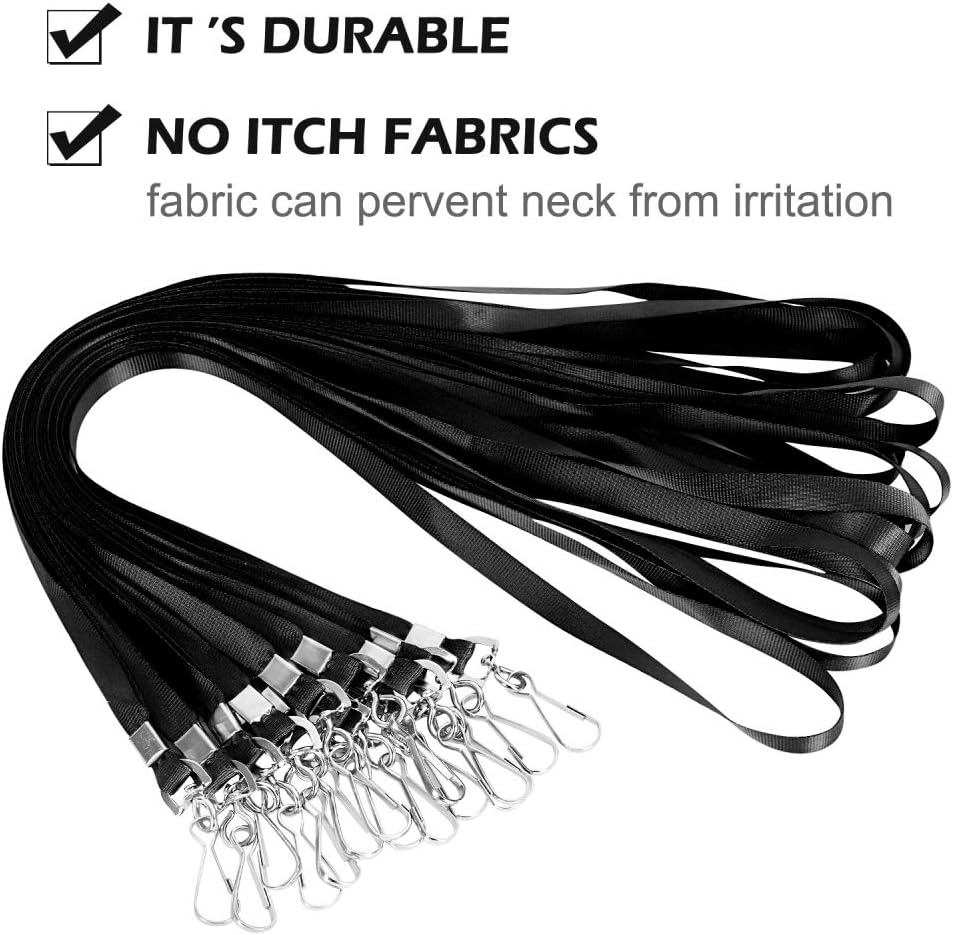 Lanyards for Id Badges Lanyard with Clip Swivel Hooks for Name Tags ID Badge Holder, Employees, Students, Attendees - Image 5