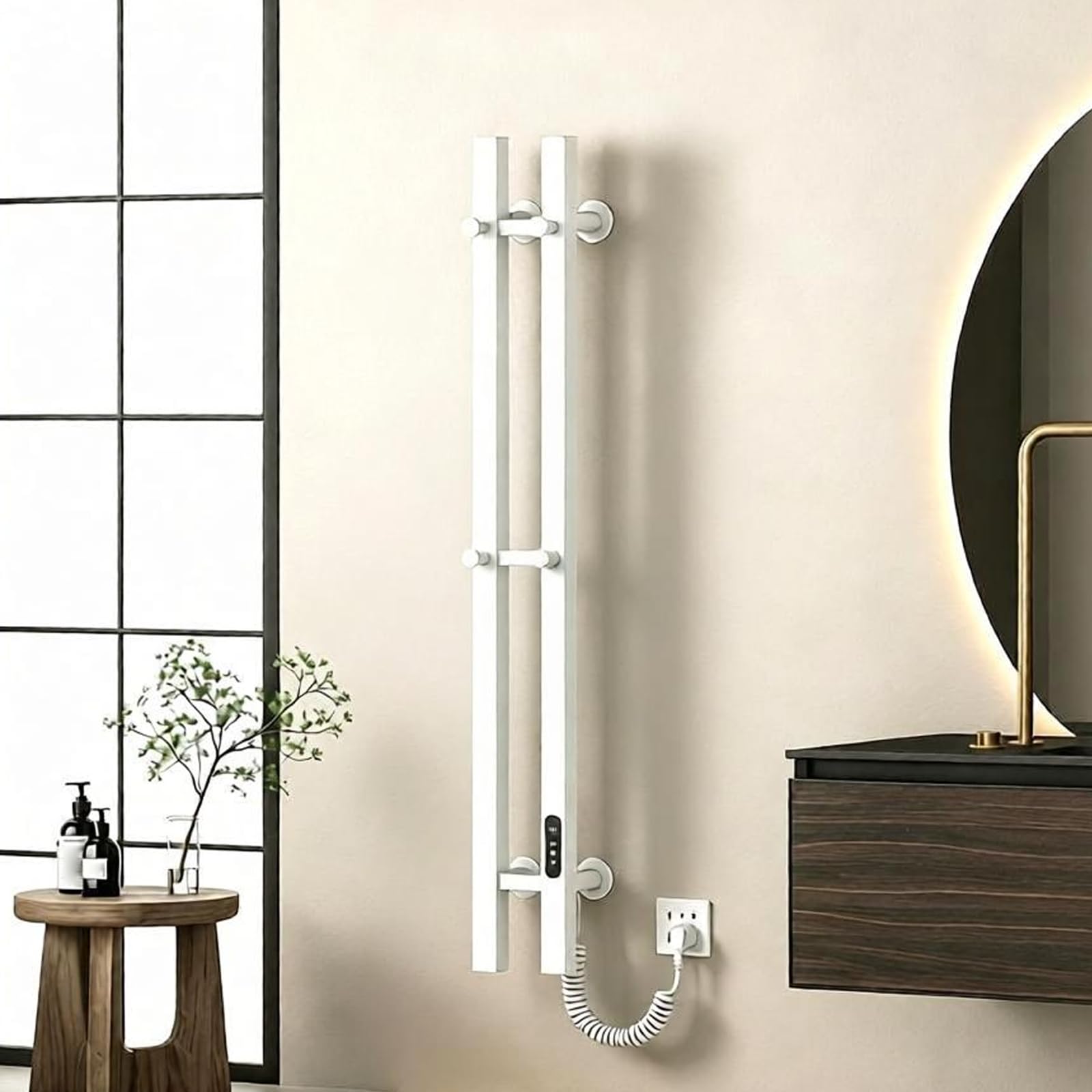 Scaldasalviette Elettrico da Parete Termoarredo Elettrico Bagno