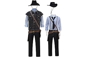 Detailed Arthur Morgan Costume Denim Suit