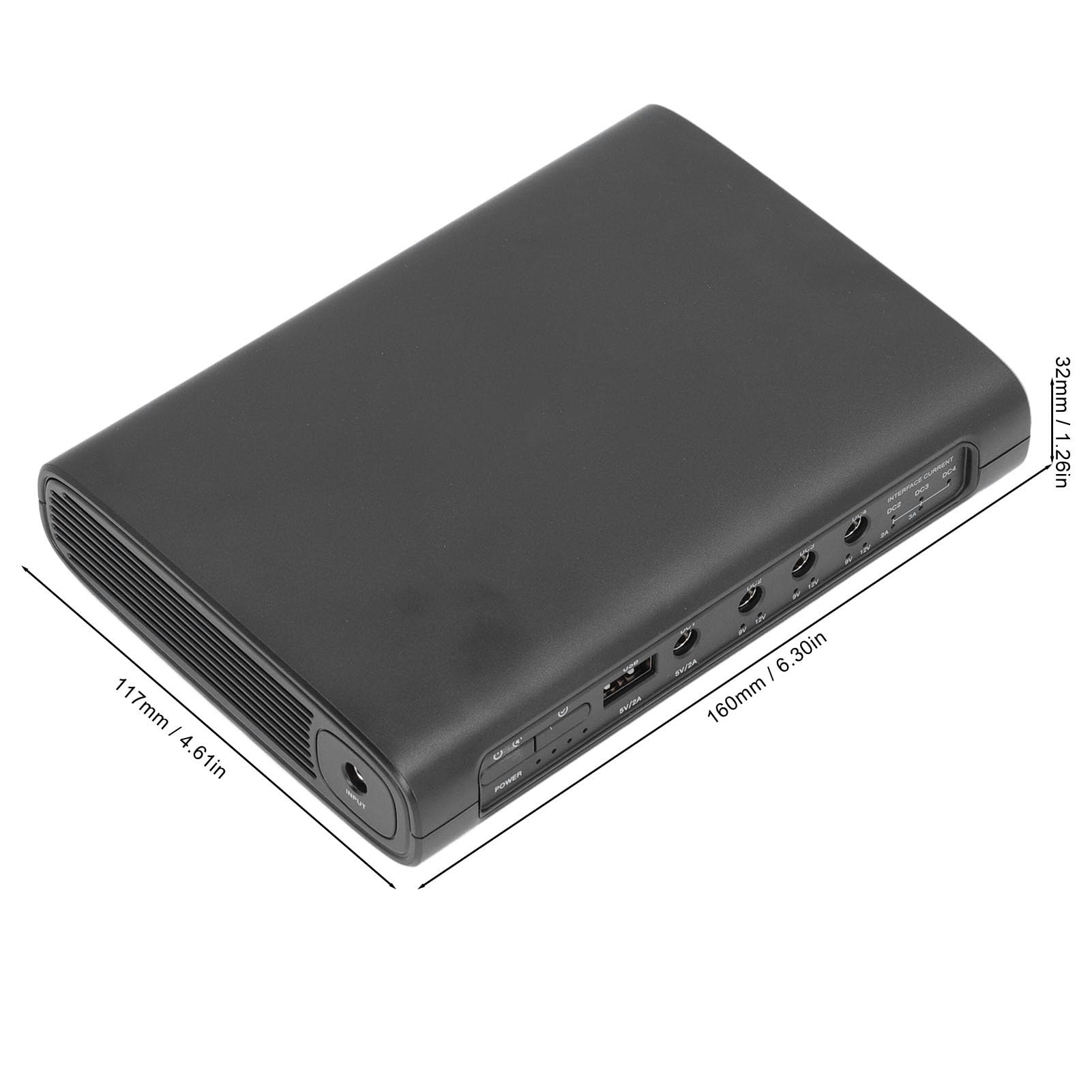 SEAFRONT 25600 MAh UPS Zasilacz z Wieloma Opcjami Wyjściowymi Bateria o Wysokiej Pojemności Bateria Zasilanie Nieprzeprzepuszczalne 5 V 9V 12 V (Wtyczka UE 220V)