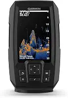Garmin 010-02550-00 Striker Vivid 4cv, localizador de peixes e transdutor de sonar de 10 cm fácil de usar, paletas de cores vívidas de digitalização