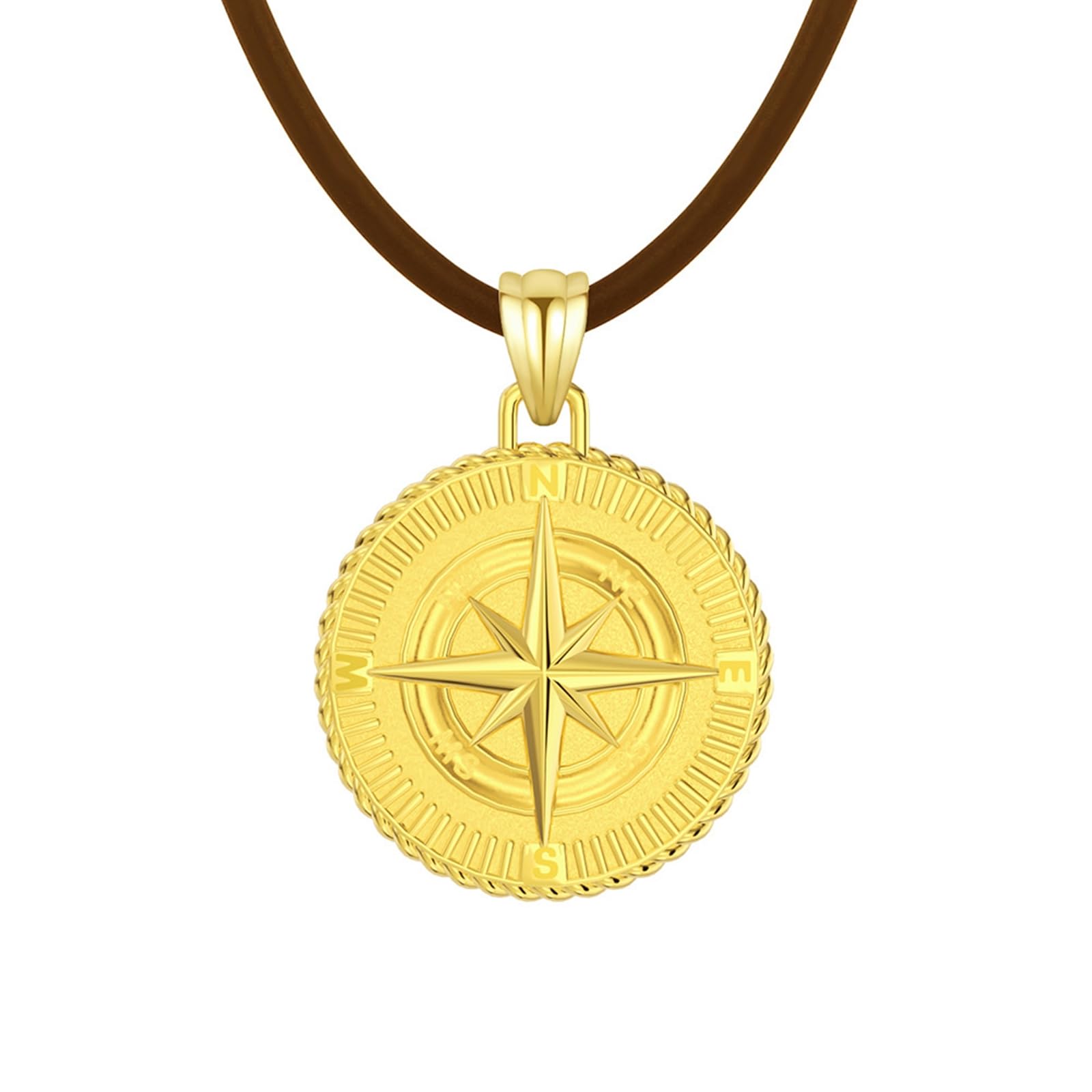 Collana Argento Uomo 925, Ciondolo Collana Uomo Bussola Collana Compleanno San Valentino Natale Anniversario Festa Gioielli Regalo