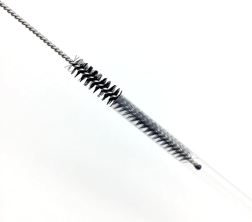 Miniatura 3 de Juego de 10 cepillos de limpieza para pajitas de acero inoxidable, cerdas de nailon duraderas, varios tamaños para popotes reutilizables, tazas para