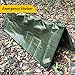 UTOOL Survival Emergency Blanket, Waterproof Insulated Tarp, Reflective Blanket Tarp, Survival Space Blankets, 3.0 Large Heavy Duty Thermal Blanket for Hiking, Camping, Green