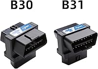 Vista 7 de Divisor OBD2, bbfly-B30 Puerto OBDII completo de 16 pines 1 macho divisor a 2 hembras Cable de extensión 1.6IN/4CM (B30 1PACK)