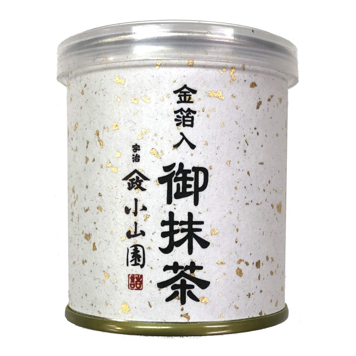 Amazon.co.jp: 【山政小山園 高級宇治抹茶】抹茶 粉末 金箔入御抹茶