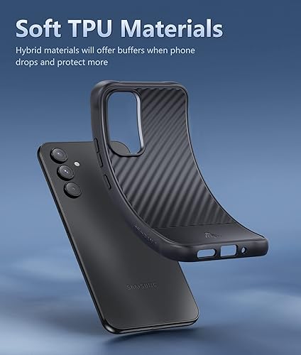 Miniatura 2 de FNTCASE Funda para Samsung Galaxy A54 5G elegante funda delgada y suave texturizada para teléfono celular, a prueba de golpes con protector de