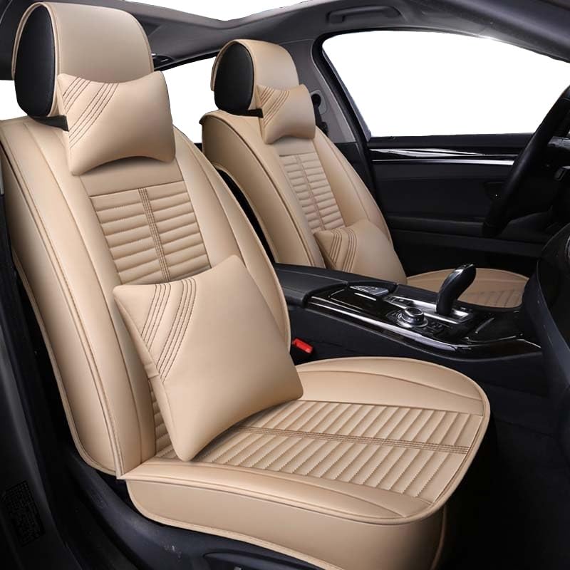 Couvre-siège de voiture en cuir PU antidérapant et rembourré pour VW Jetta et Beetle