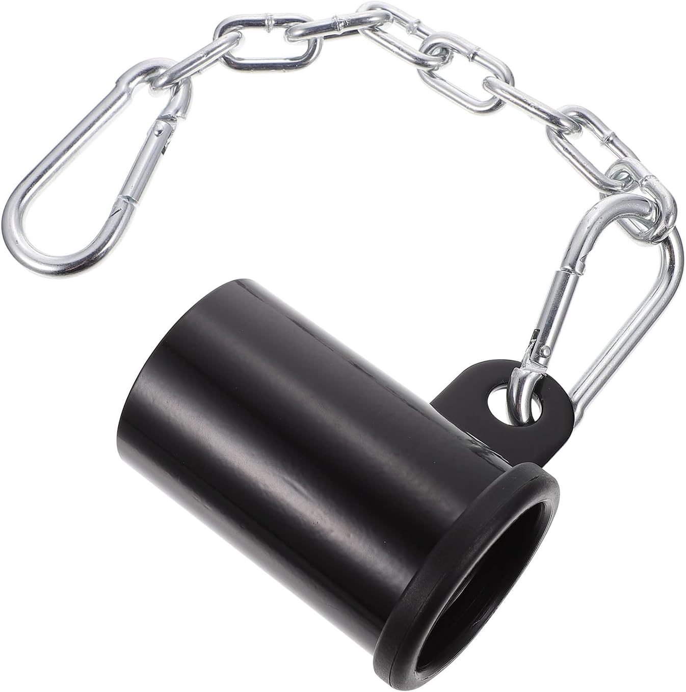 BESPORTBLE Steel T-Bar Row Attachment Trainer Accessories with Adjustable Chain for Barbell Weight Machine Workout Home Gym