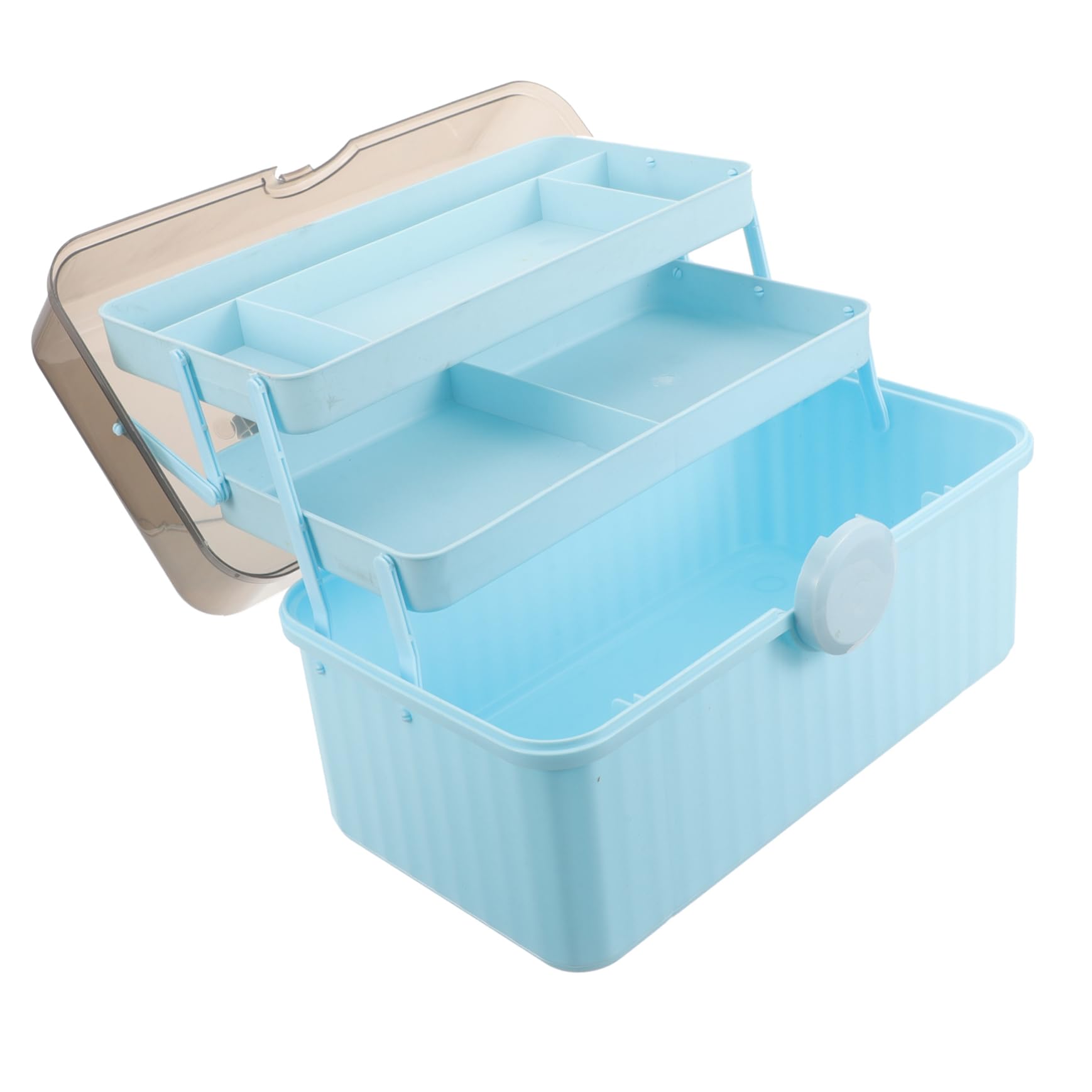 Scatola Multistrato per Medicinali Blu in Plastica Capiente