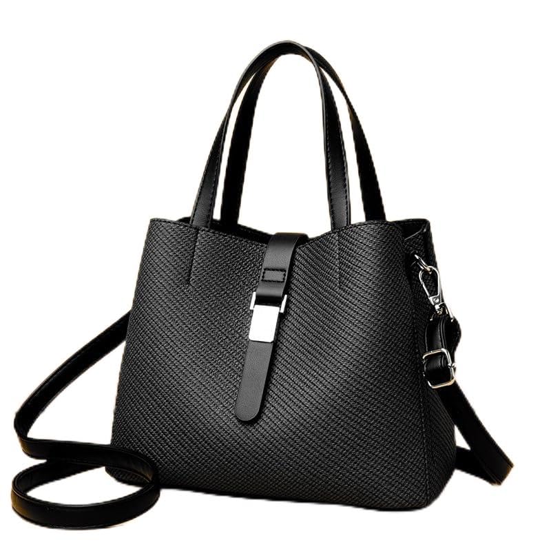 Women's Crossbody Messenger Tote Bag, Solid Color, for Daily Use, Work