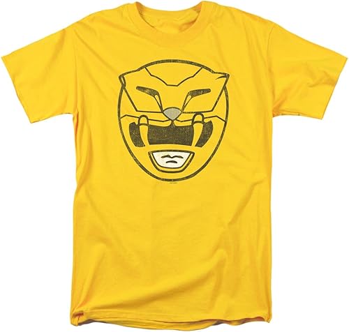 Miniatura 2 de Power Rangers Yellow Ranger Mask T Shirt & Stickers