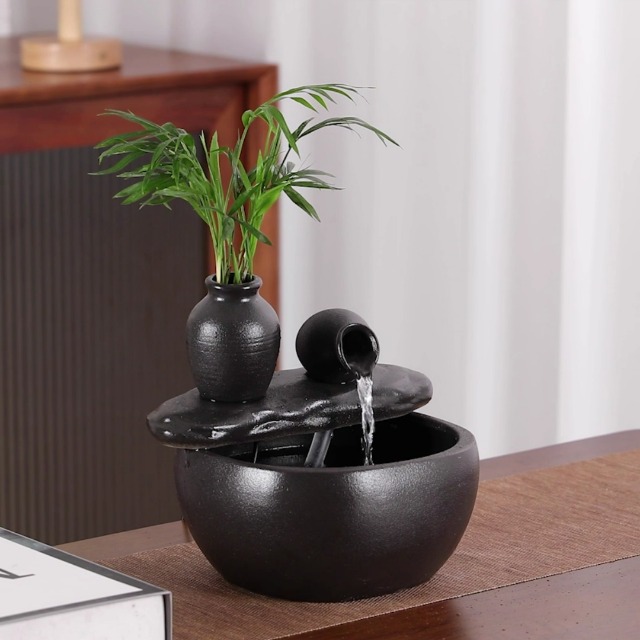 Amazon.com: Ceramic Tabletop Fountain for Indoor and Home