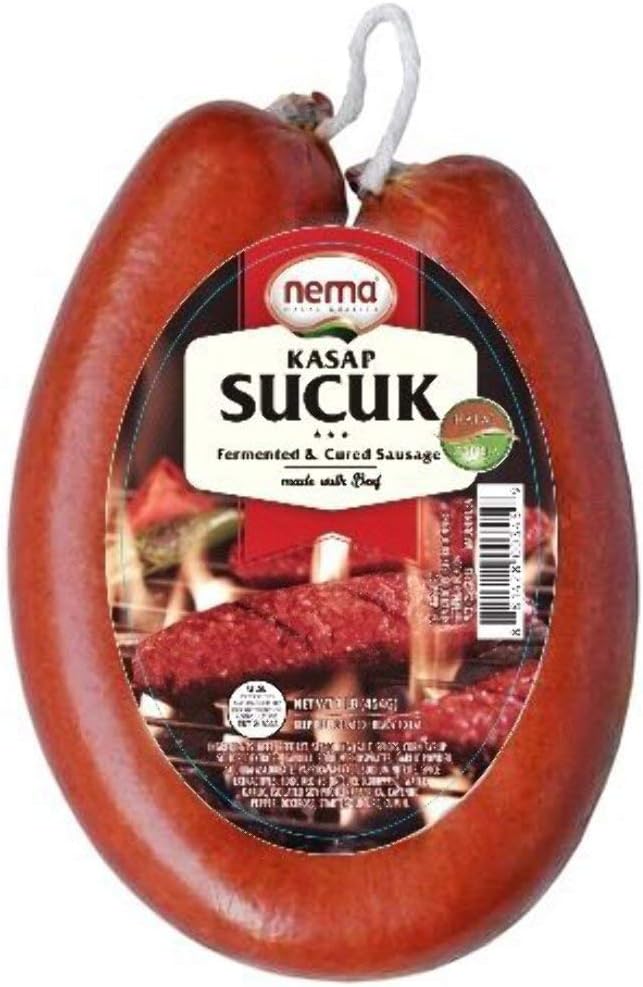 Nema Halal Zabihah Beef Sucuk, Fermented & Cured Sausage made with Beef (Kasap Sucuk)