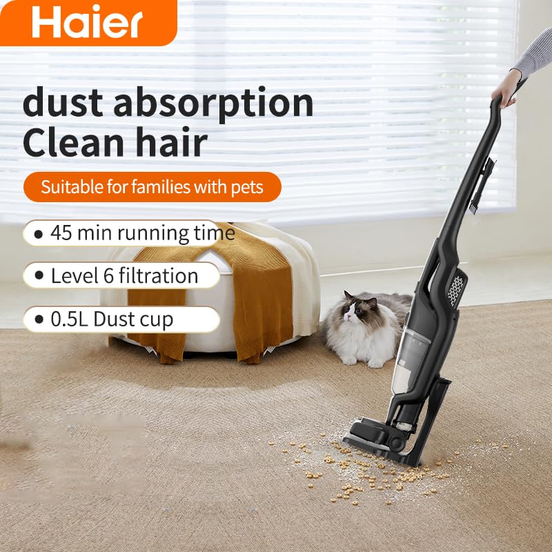 NuYupo Cordless Vacuum Cleaner, 2 Batteries 110 Mins Runtime Vacuum Cleaners for Home, 550W 45KPA 15-in-1 Stick Vacuum with Charging Dock, Handheld Vacuum Cordless for Pet Hair Carpet Hardwood Floor