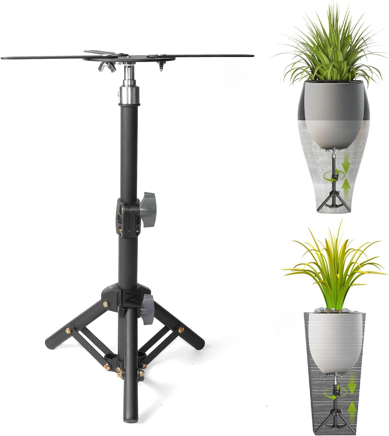 Amazon.com : AZEAM Adjustable Planter Riser for Pots, Pot Inserts for ...