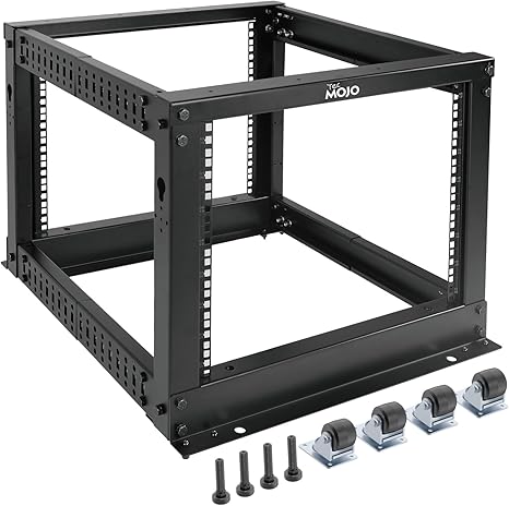 NVIDIA alcanza una valoración de 5 billones, 80 empleados se convierten en millonarios 7 61mHMsiVqOL. AC SX466 Tecmojo 8U Open Frame Server Rack,4-Post Adjustable Depth Rolling Network Rack for Computer/Data/AV/IT/Servers,Mobile Type