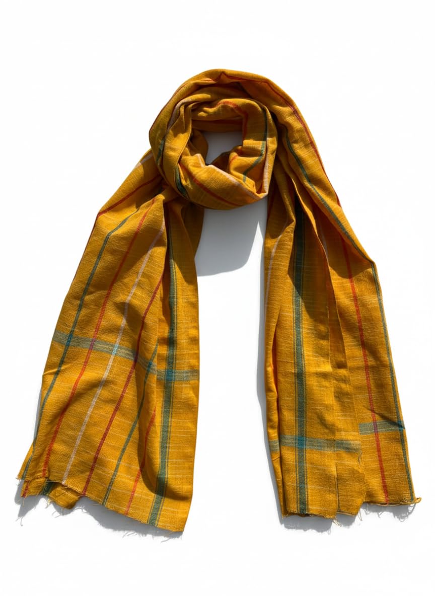 Gamcha Traditional Cotton Towel, Classic Style, Multicolour Strip Design, Unisex Adult, Free Size, Hand Wash Only