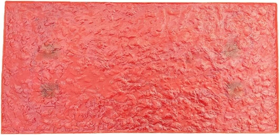 Almohadilla de Textura de hormigón con Textura de baldosas de Piedra Natural Rectangular, Molde de Suelo de Camino de jardín con Relieve de hormigón de Caucho de Calidad Profesional