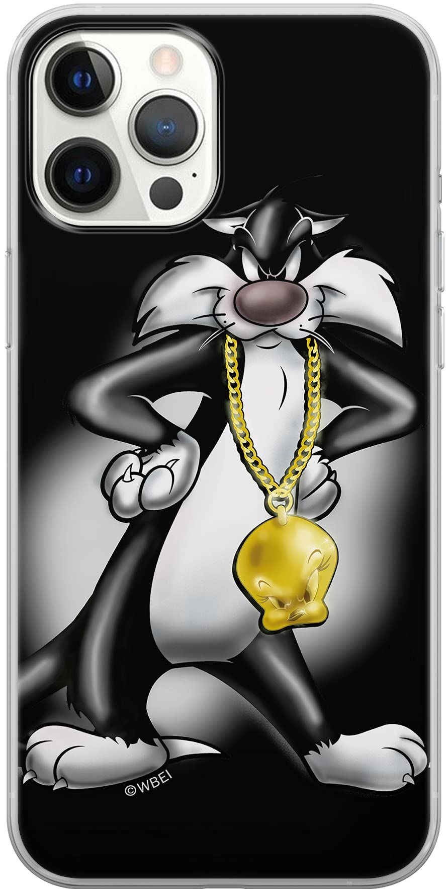 ERT GROUPOriginal and Officially Licensed Looney Tunes Smartphone Case for IPhone 12/12 PRO, optimal smartphone shape, shockproof.