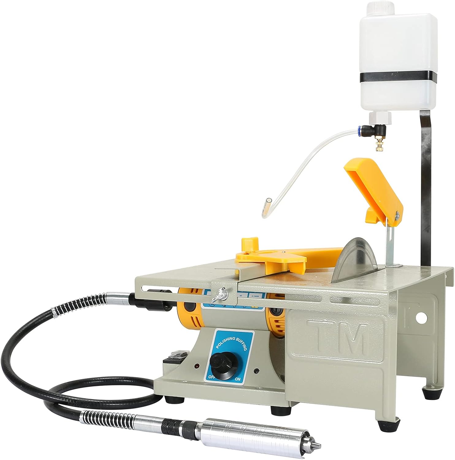 Upgraded Table Saw, Lapidary Equipment 010000r/min with Flexible Shaft