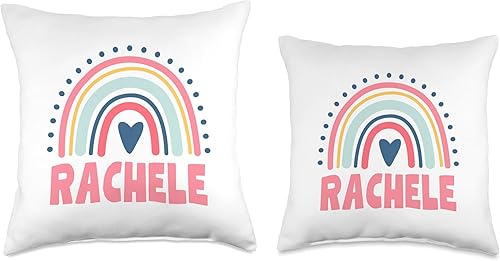 Miniatura 3 de Idea Regalo Personalizzata con Nome Gifts Idea Rachele Name Custom Woman Myth Legend Pink Birthday Party Throw Pillow, 16x16, Multicolor