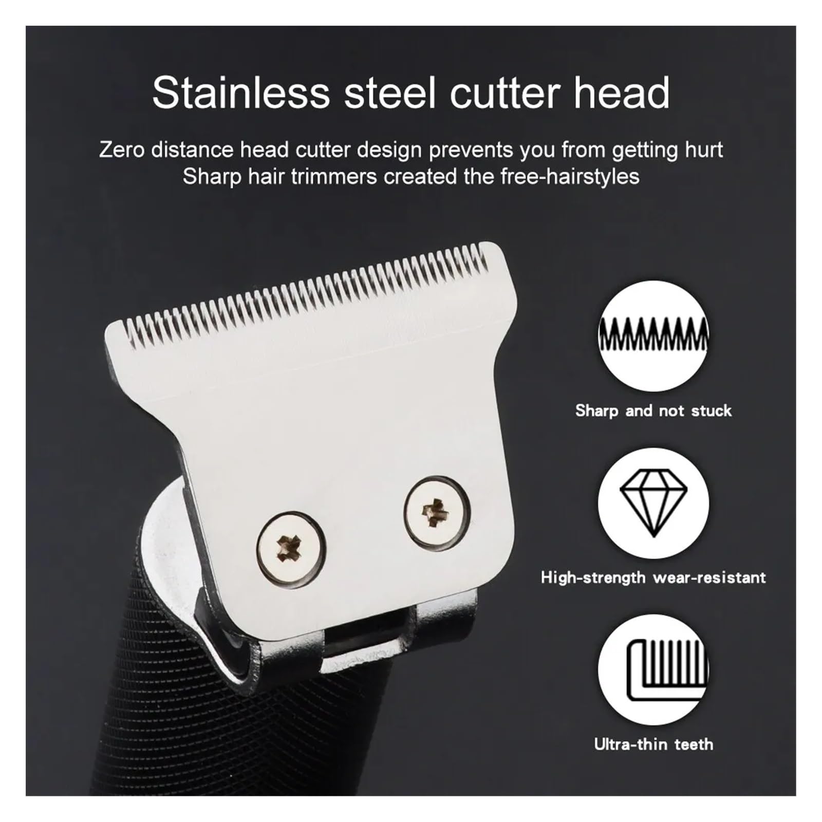 Razors 2023 Vintage Body T9 schnurloser elektrischer Rasierer, Haarschneidemaschine für Herren, Haarschneidemaschine für Herren, Barbier, Bartschneider, USB (Kunststoff Buddha3)