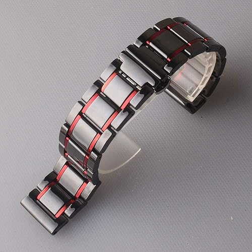 Miniatura 2 de Pwkutn - Pulsera de cerámica para reloj Samsung Gear S2 ClassicFrontier Garmin Vivoactive3 (0.787in)