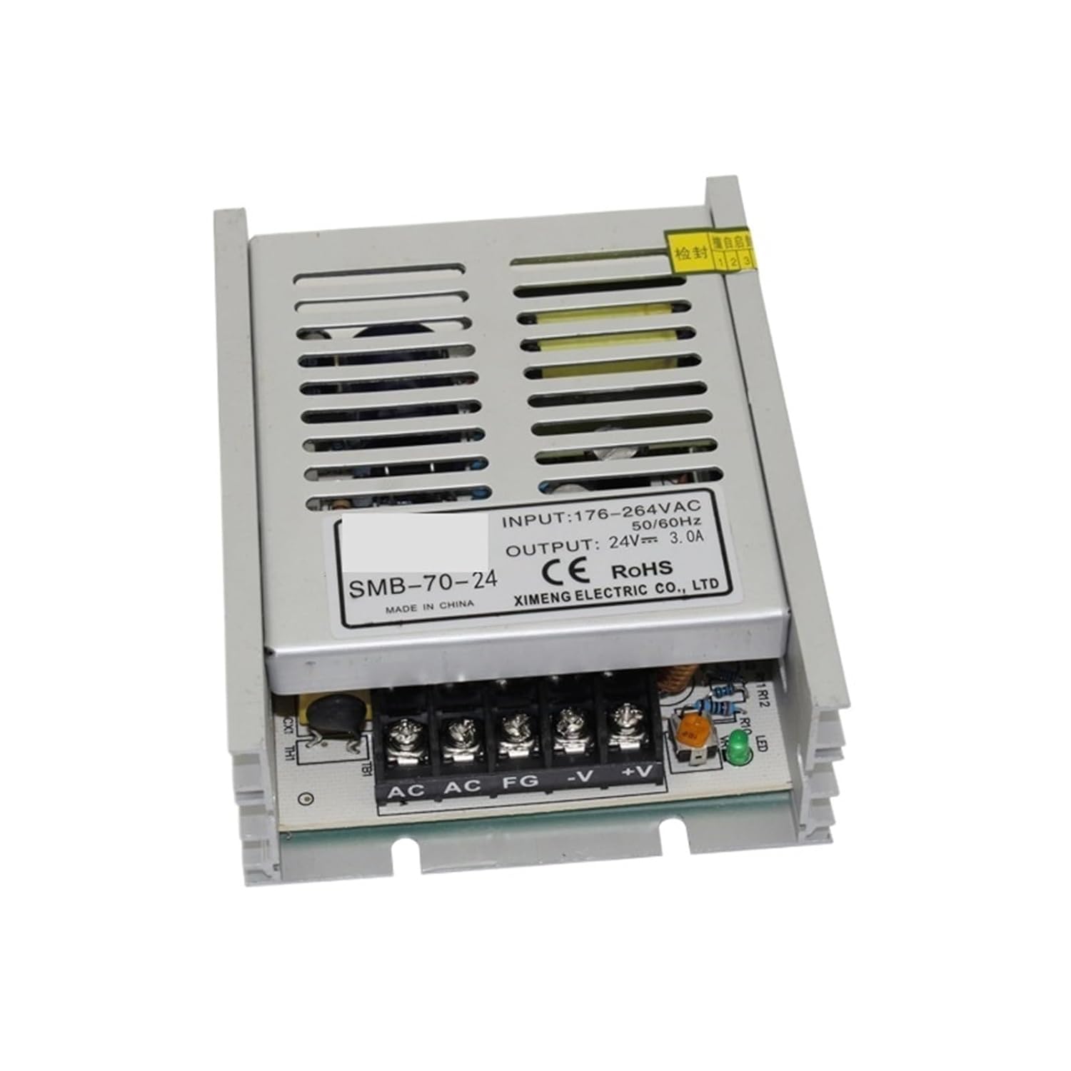 1pc SMB-70-24 70W Ultra Thin Type Single Output Switching Mode Power Supply 24V 3A AC-DC Slim Led Driver(85-132VAC Input)