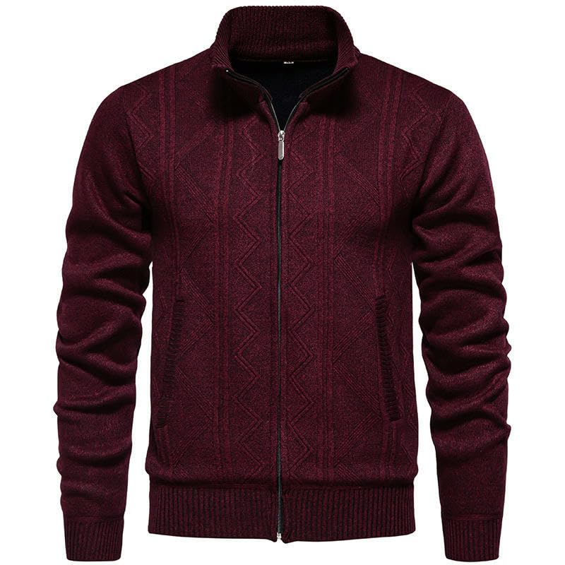 Chaqueta de punto con cremallera: estilo ocio masculino para tardes de invierno 7