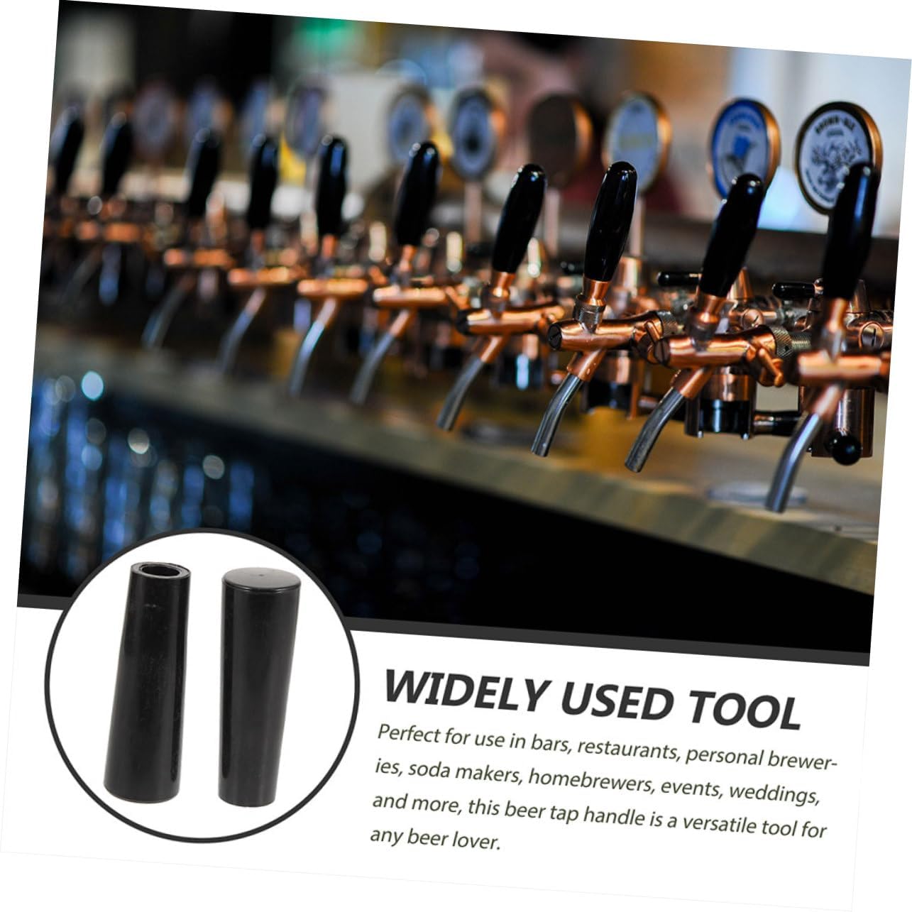 Plastic Beer Tap Handle Easy to Install Faucet Handle for Kegs Compatible with Various Taps Fun Addition for Home Bar Use