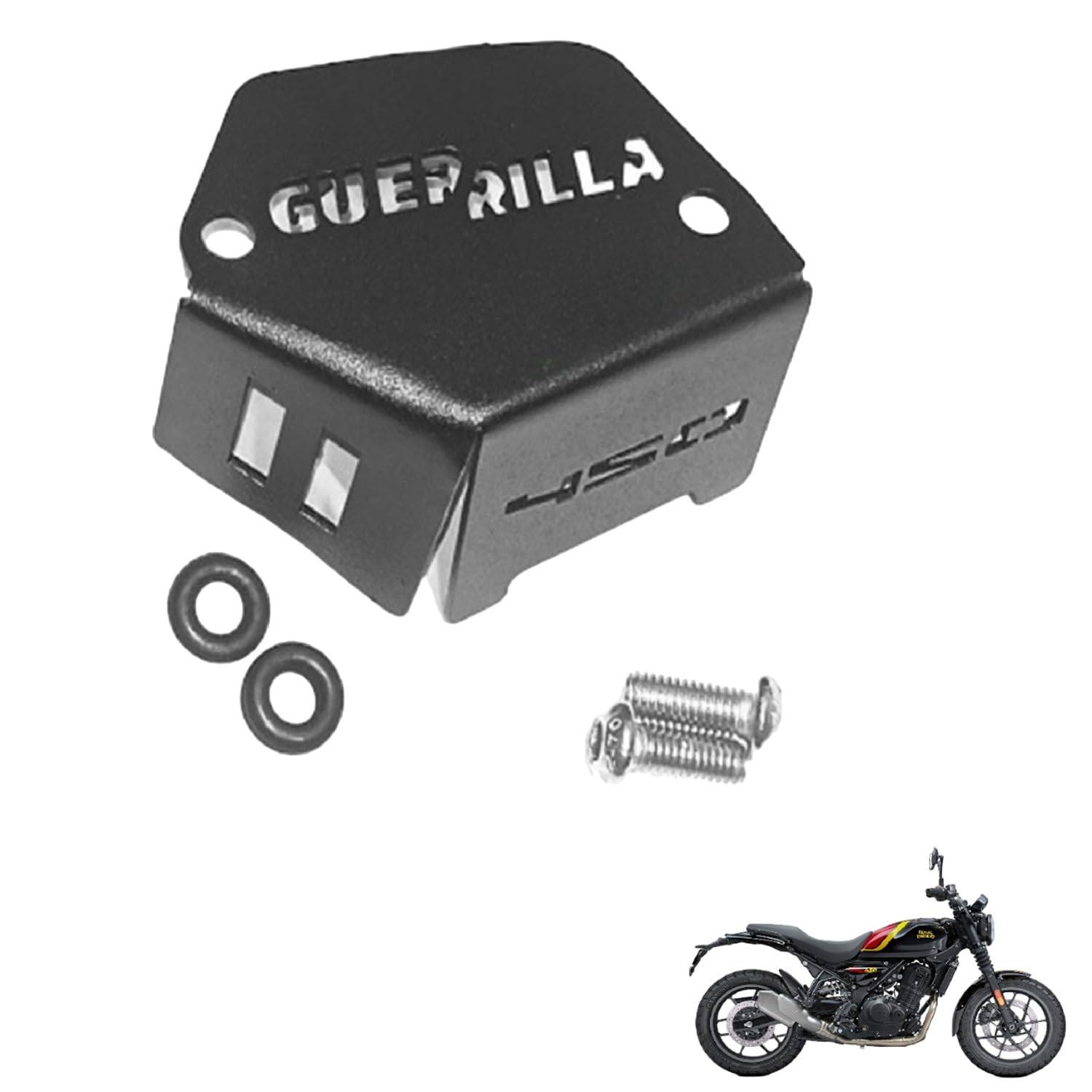 generic GadiParts Bike Front Master Cylinder Guard Disc Oil Container Suitable For RE Guerrilla 450-picture-28