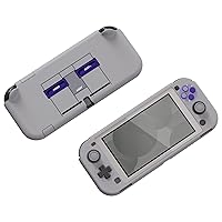 Vista 8 de eXtremeRate PlayVital Classics - Funda protectora estilo SNES para Nintendo Switch Lite, tapa dura para Nintendo Switch Lite Protector de pantalla