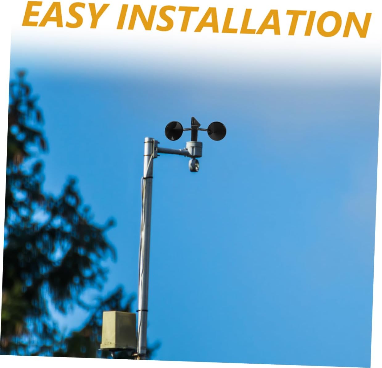 BESPORTBLE 8pcs Accurate Wind Speed Wind Speed Gauges Anemometer Cup Air Flowing Replacement Cup Easy to Install Carry
