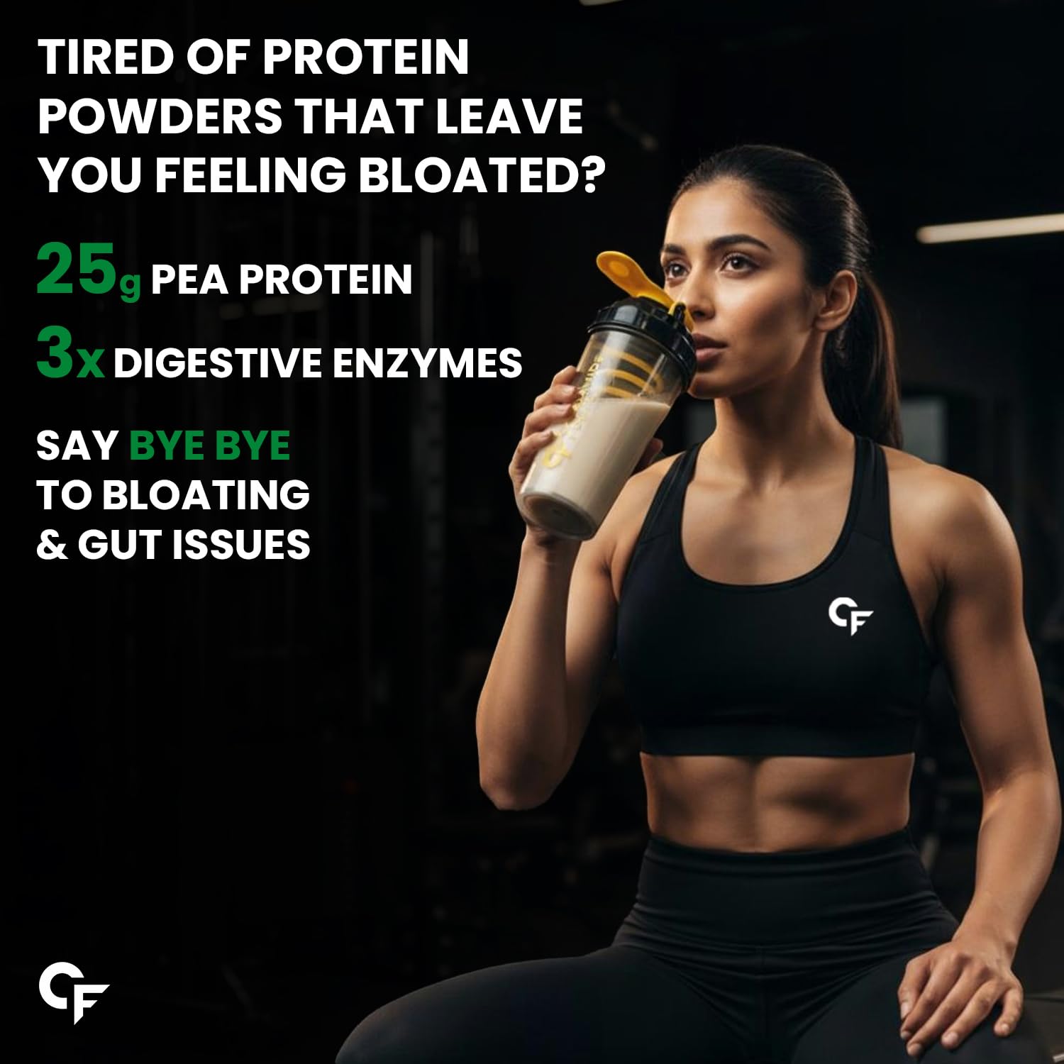Carbamide Forte Pea Protein Isolate 30Grams Per Serving | Plant Based Protein Powder Isolate With 4.8G BCAA | Unflavoured Plant Pea Protein Powder - 500Grams — Amazon image 4