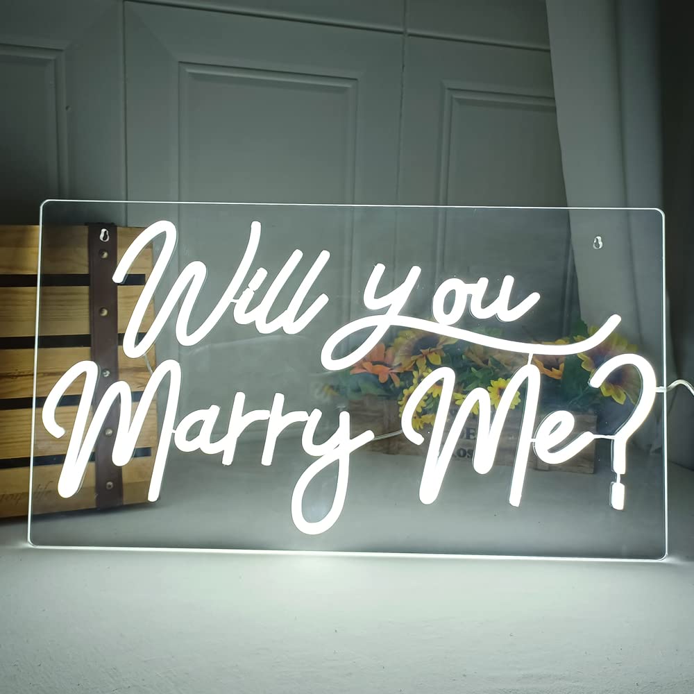 Amazon | Will You Marry Meネオンサイン、結婚披露宴の装飾ライト