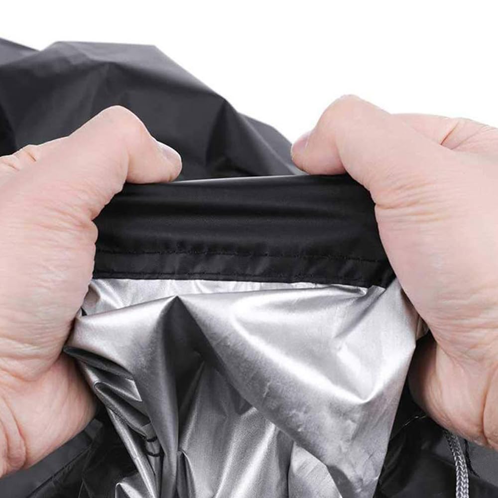 Kaimeilai Housse Protection Tondeuse à Gazon 193x108x66 Cm - Imperméable Oxford 210D Avec Cordon
