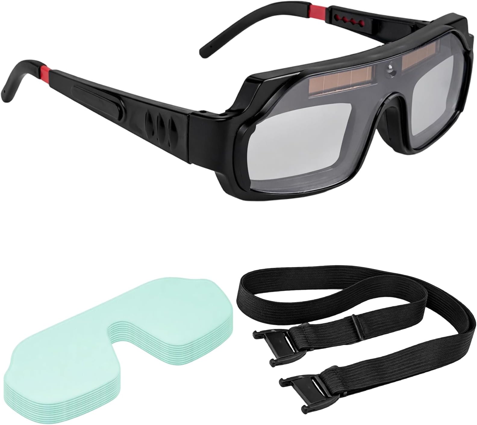 Welding Glasses Featuring Auto-Darkening Technology, Professional Welding Goggles with Adjustable Fit, Essential Eye Protection for Arc Welding and Metalwork