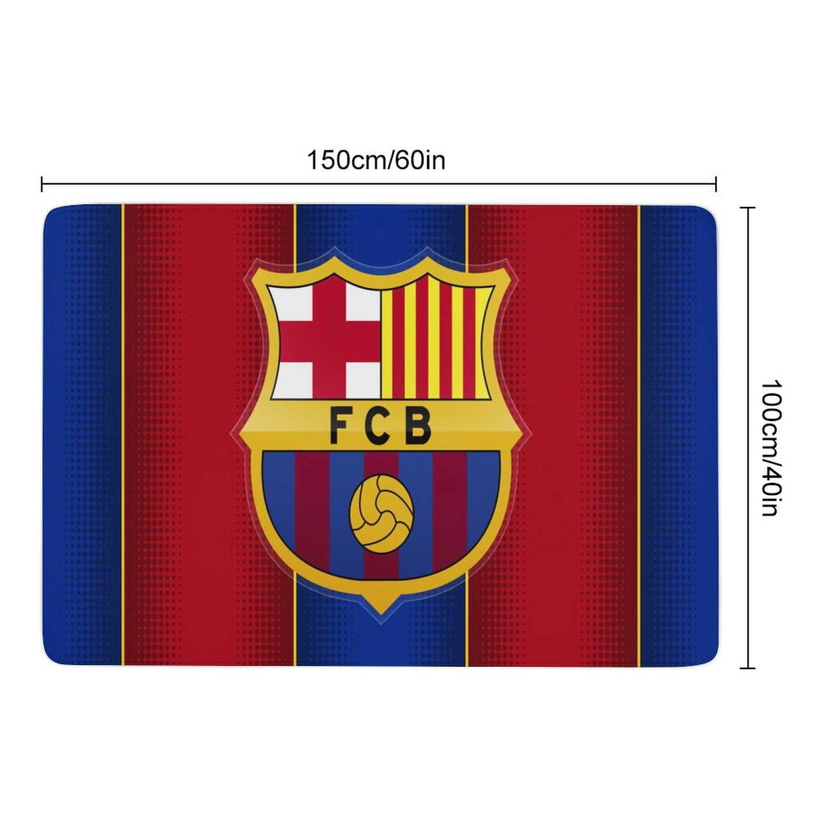 Amazon｜カーペット FCバルセロナ フロアマット ラグマット 大判 絨毯