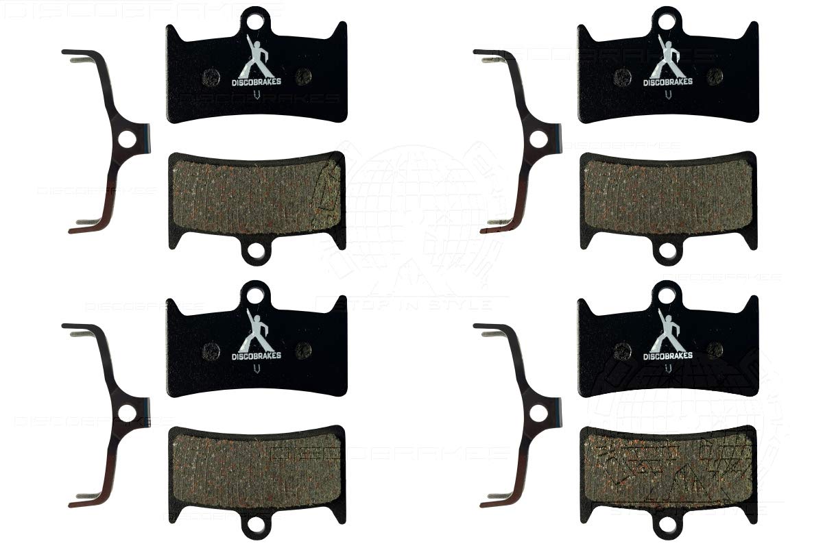 4 paires de plaquettes de frein DiscoBrakes pour Hope V4 Hopev4 en Dupont Kevlar pour vélo VTT