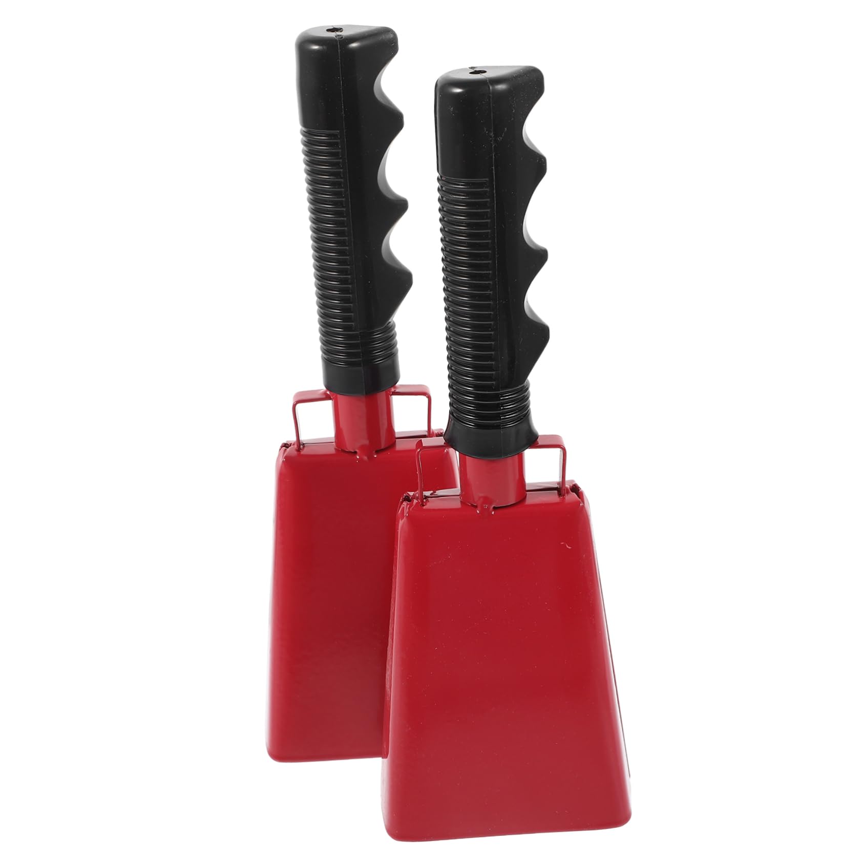 NULYLU Cheer on Purple Football Cowbells Comfort Grip Handles for Sports Games