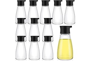 12 Pcs Soy Sauce Dispenser Leakproof Cruet Dispenser Set Small Sauce Bottles...