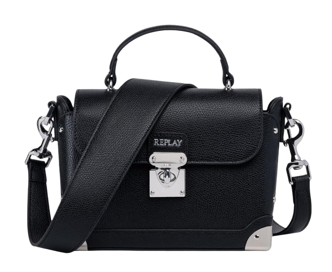 Replay borsa a tracolla borsetta Crossbody Bag Black nero