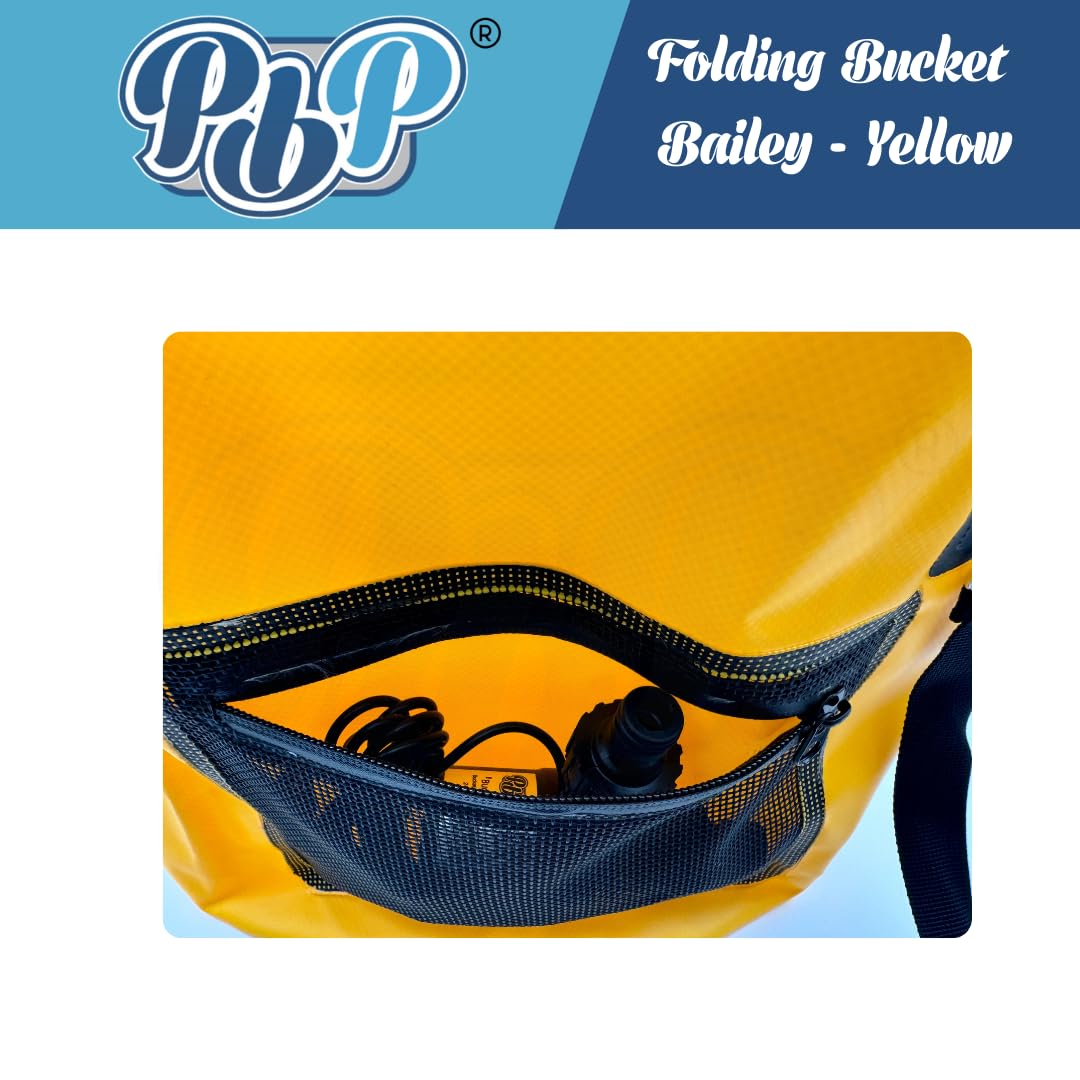 PBP Beaplumber Handy Folding Products - Cubo plegable (30 L, color amarillo)